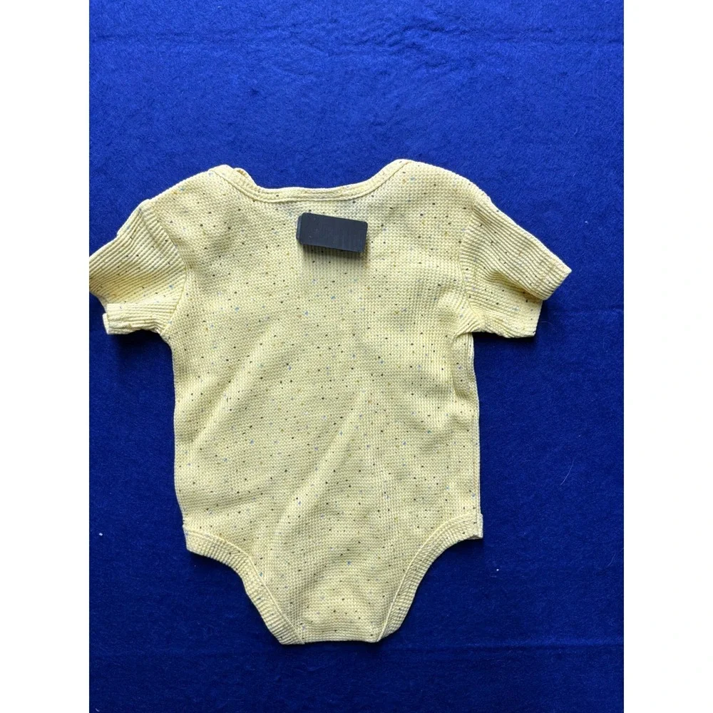 Confetti Baby Nicole‎ Miller Bodysuit 3/6M Yellow